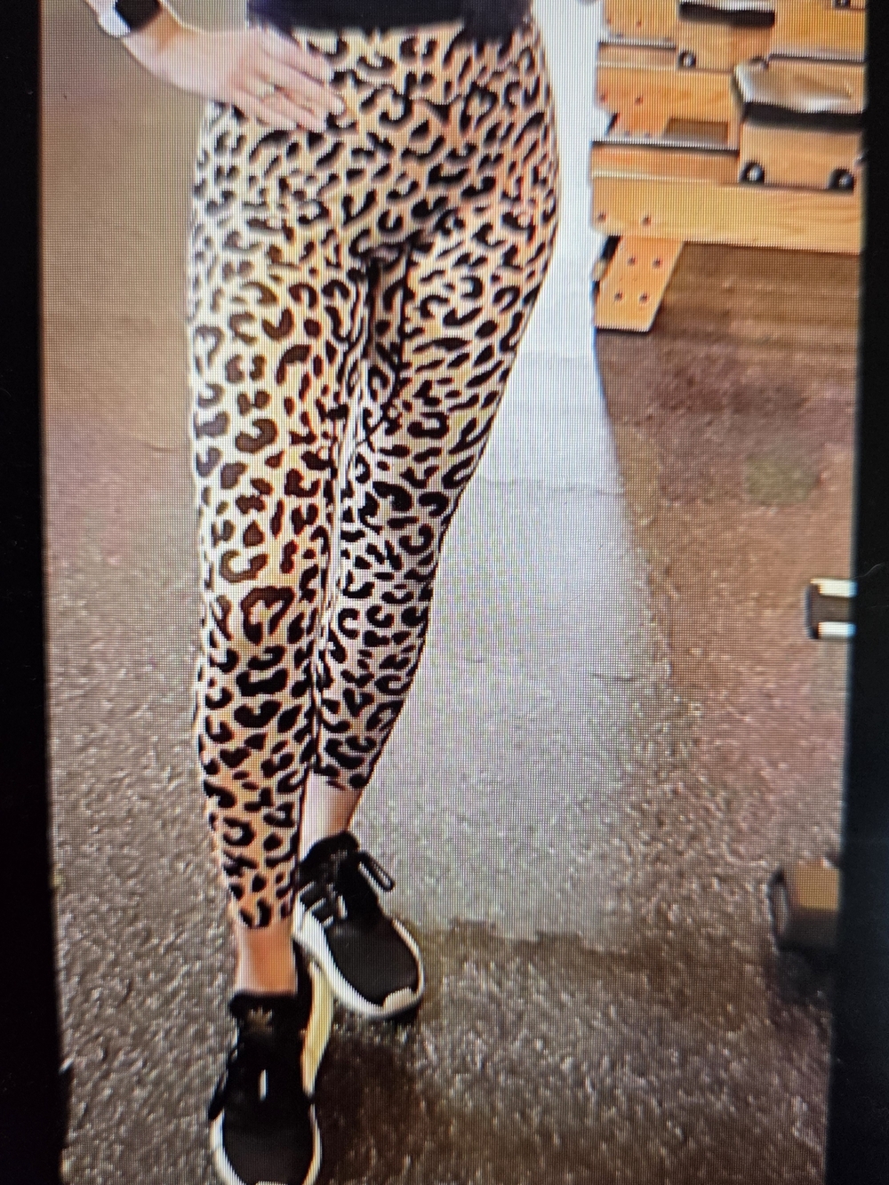 Vitality Balance Athletica Leopard Print High-Waist Leggings - Brown/Black Small